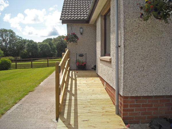 Hardwood Ramp Installation in Toms River