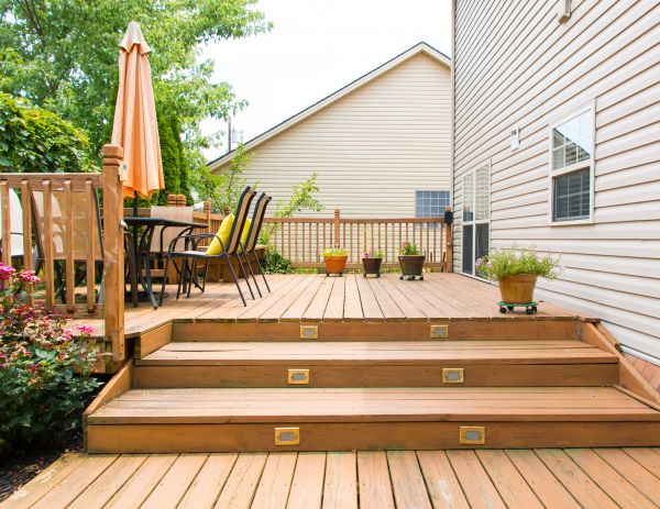 Wooden Patio Installation in Toms River