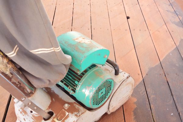 Cedar Deck Sanding in Toms River